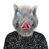 Halloween skräck anime karaktär prop gris huvud mask> Masker