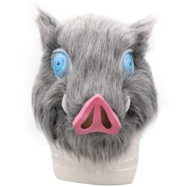 Halloween skräck anime karaktär prop gris huvud mask> Masker