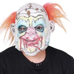 Halloween Skräck Mask Vuxen Läskig Djävul Cosplay Rekvisita Zombie Mask Halloween Kostymfest Rekvisita> Masker