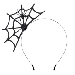 Halloween Spindelväv Spindelväv Halloween Fest Huvudstycke (Svart> Huvudbonader