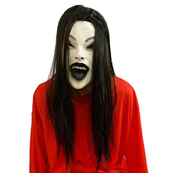 Halloween spöke mask skräck djävul läskig rolig maskerad show la> Masker