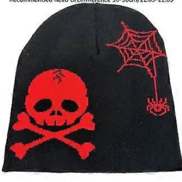 Halloween Stil Vuxenmössa Elastisk Vindtät Hatt Öronmuffar Varm Vintermössa Vuxen Cykling Skidutrustning Orange (Orange) 36T> Huvudbonader