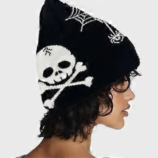 Halloween Stil Vuxenmössa Elastisk Vindtät Hatt Öronmuffar Varm Vintermössa Vuxen Cykling Skidutrustning Orange (Orange) 36T> Huvudbonader