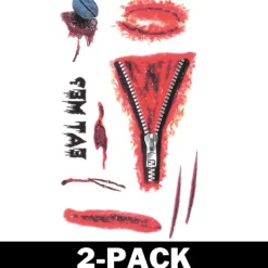 Delivast Halloween Tatuering Zipper & Bites 1-Pack><noscript><img width=