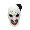Halloween Terrifier Mask Clown Mask Läskig Joker Kostym Halloween Skräck Läskig Mask för Vuxna Män Kvinnor> Masker