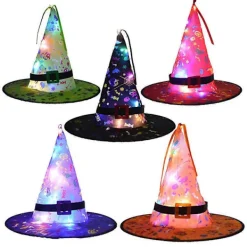 Halloween Tillbehör Blinkande Presenter LED Tecknade Lampor Leksaker Roliga Barnleksaker> Huvudbonader