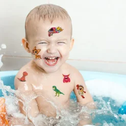 Halloween tillfälliga tatueringar klistermärken, halloween födelsedagsfest><noscript><img width=