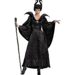 Halloween Törnrosa Häxa Maleficent Klänning För Vuxen Ond Häxa Carnival Cosplay Kostym Outfit Q XL L L> Dräkter