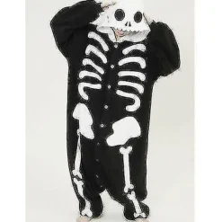 Halloween Unisex Onesie Kigurumi Maskerad Kostym Huvtröjor Pyjamas Sovkläder-9-1 - Perfekt Skelett M för 160-170cm-max M for 160-170cm> Dräkter