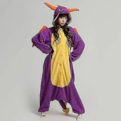 Halloween Unisex Onesiee Kigurumi Fancy Dress Kostym Huvtröjor Pyjamas Sleep Wear-9-1 XL for 180-190cm> Dräkter