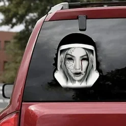 Halloween-dekal för bil Avtagbar självhäftande väggdekal Horror> Masker