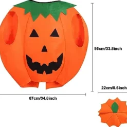 Halloween-dräkter för föräldrar och barn, pumpasminkning för barn och vuxna> Dräkter