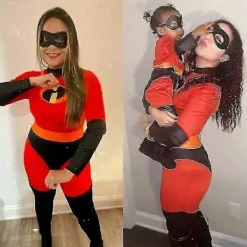 Halloween-erbjudanden The Incredibles-dräkt Halloween-fest karneval hög kvalitet kvinna dam 170><noscript><img width=