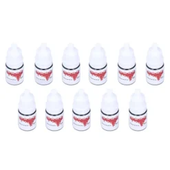 Halloween-fest falskt blod DIY Cosplay scenframträdande falskt blod sminkverktyg 5ml X 11st sålt blod> Smink