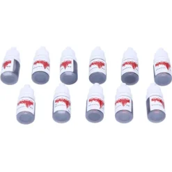 Halloween-fest falskt blod DIY Cosplay scenframträdande falskt blod sminkverktyg 5ml X 11st sålt blod> Smink