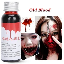 Halloweenfest Låtsasblod DIY Cosplay Scenframträdande Låtsasblod Sminkverktyg><noscript><img width=