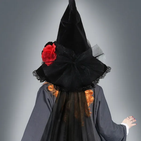 Jettbuying Halloween-Hatt för Kvinnor Häxhatt Häxhattar för Kvinnor> Huvudbonader
