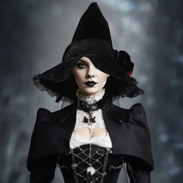 Jettbuying Halloween-Hatt för Kvinnor Häxhatt Häxhattar för Kvinnor> Huvudbonader