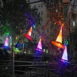 Halloweenhatt Häxhatt Mössa Glödtråd Halloween Häxkostym Tillbehör för Halloweenfest Fest Mode Prom Cosplay grön><noscript><img width=