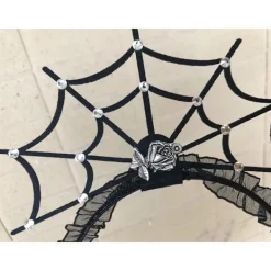 Halloween-Hårband för Kvinnor, Häxhatt Hårband Hårtillbehör Huvudbonad för Halloween Dekorationer Festtillbehör><noscript><img width=