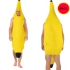 unbranded Halloween-kostym bananformad sminkuppträdande kostym banan kostym mjuk och bekväm> Dräkter