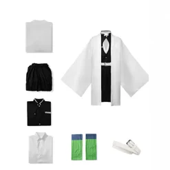 Halloweenkostym Demon Slayer: Kimetsu no Yaiba Kamado Tanjiro Mizuko Agatsuma Zenitsu Tomioka Giyuu uniform 160><noscript><img width=