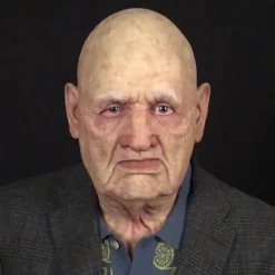 Halloween-kostymer Another Me-The Elder Halloween Roliga Masker Supersoft Gammal Man Mask för Vuxna> Masker