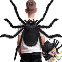 FMYSJ Halloween-kostymer Halloween Spindel Ny Kreativ Fickspindel Maskeradrekvisita Godisspindel Svart Ryggsäck Stor Spindel (FMY) One Size> Tillbehör