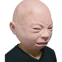 Halloween-kostymfest Baby Mask Full Head för vuxna Latex Cry Baby Mask><noscript><img width=