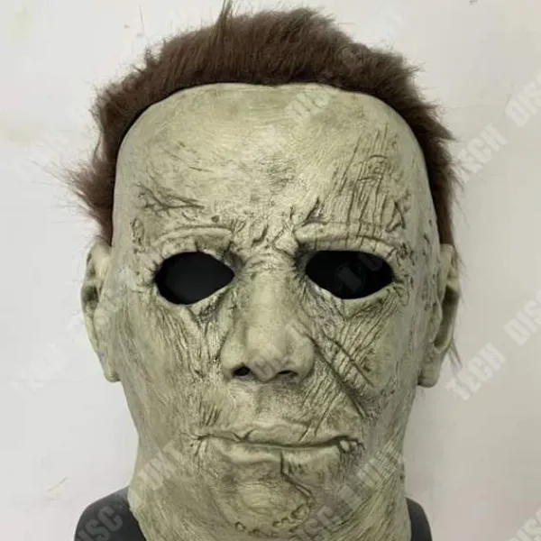 LUNAVO Halloweenmask - TD® - Michael Myers - Latex - Skrämmande - One size> Masker