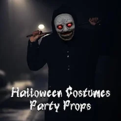 Halloweenmask, Läskig Halloweenmask för Kvinnor Män, Läskig Halloween Kaninmask, Skräck Blodig Mask för Halloweenkostym><noscript><img width=