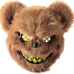 Halloweenmask, Läskiga Björnmasker, Kostymmasker för Vuxna och Barn, Blodiga Björnmasker> Masker
