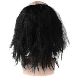 Halloweenperuker Skallig Hår Maskerad Kostymfest Rolig Cosplay Rekvisita Svart/Vit><noscript><img width=