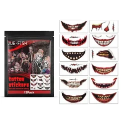 Halloween-tatueringar> Smink