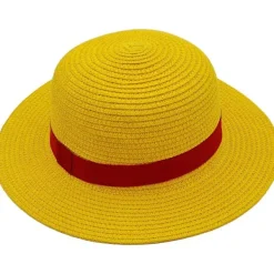WAIDFU Halmhatt Madeline Hat Cospaly Monkey D Lufy Performance Props Gula Halmhattar Head Circumference 52 cm> Huvudbonader