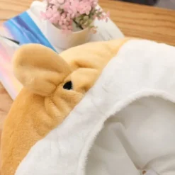 Haloppe Söta Flicka Plysch Hatt Mössa Gris Hippo Corgi Bakdel Dockhuvudbonad Kostym Fotorekvisita A><noscript><img width=