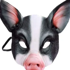 Halvansiktsmask Djurmask Grismask Skräck Grismask För Halloween> Masker
