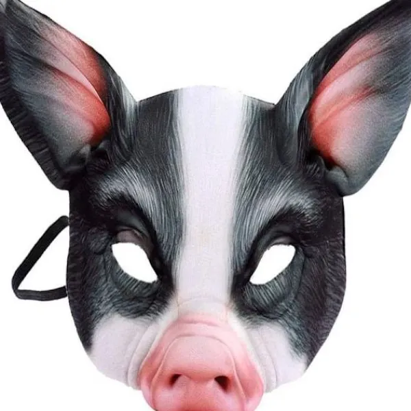 Halvansiktsmask Djurmask Grismask Skräck Grismask För Halloween> Masker