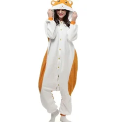 LEIGELE Hamsterdräkt Djur Helkropp Pyjamas Halloween Karneval Overall Kigurumi För Män Kvinnor LGL S> Dräkter