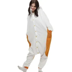 LEIGELE Hamsterdräkt Djur Helkropp Pyjamas Halloween Karneval Overall Kigurumi För Män Kvinnor LGL S> Dräkter