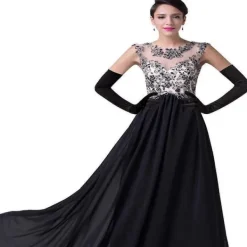 Handskar Långa Svarta Satinhandskar Aftonhandskar Operahandskar Svarta 21 