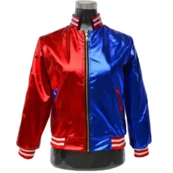 Harley Quinn Cosplay Kostym 4-delars Set för Kvinnor & Barn[YDE] 4 i 1 Set_max 2 XL><noscript><img width=