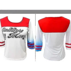 Harley Quinn Halloween kostym Vuxen S M> Dräkter