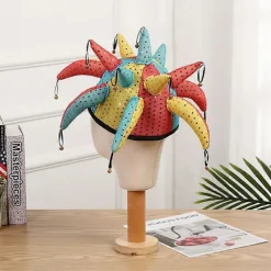 Hatt för högtidlig clowncosplay för festbruk 1 st Färgstark maskeradhatt[HK]><noscript><img width=
