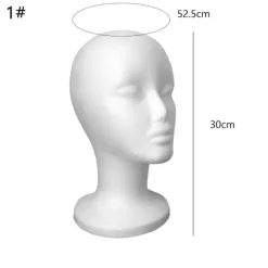 Head Model Foam Mannequin 2 2 2> Peruker