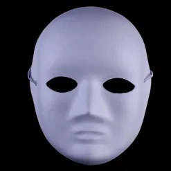 Jettbuying Helmasker Papper Blank Vit Halloween Cosplay Cat Paintab ONESIZE><noscript><img width=