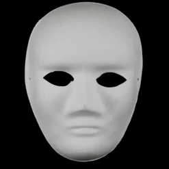 Jettbuying Helmasker Papper Blank Vit Halloween Cosplay Cat Paintab ONESIZE><noscript><img width=