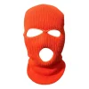 Heltäckande ansiktsmask med tre hål Balaclava Stickad Armé Taktisk CS Vinter Cykling Skidmask Beanie Halsduk Varma Ansiktsmasker> Masker