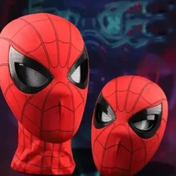 Hemma Huvudbonader Cosplay Rörliga Ögon Mask Spider-Man 1:1 Fjärrkontroll Elastisk Mask_paris><noscript><img width=