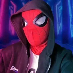 Hemma Huvudbonader Cosplay Rörliga Ögon Mask Spider-Man 1:1 Fjärrkontroll Elastisk Mask_paris><noscript><img width=